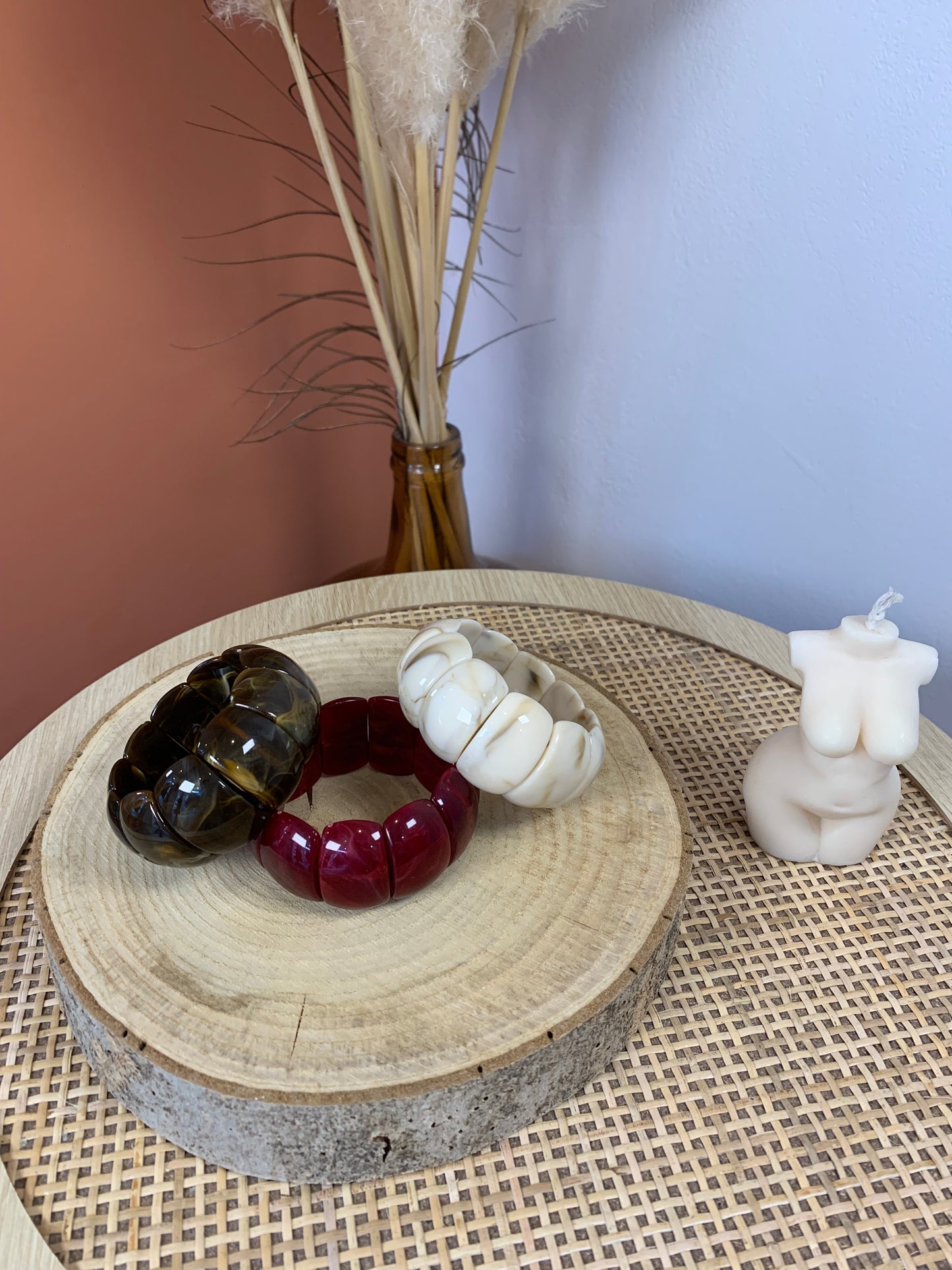 Bracelet "Céleste" marron