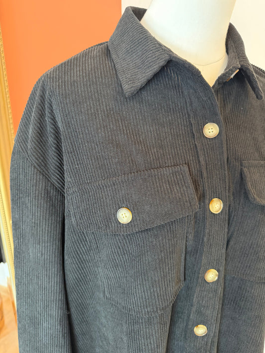 Surchemise velours côtelés XL