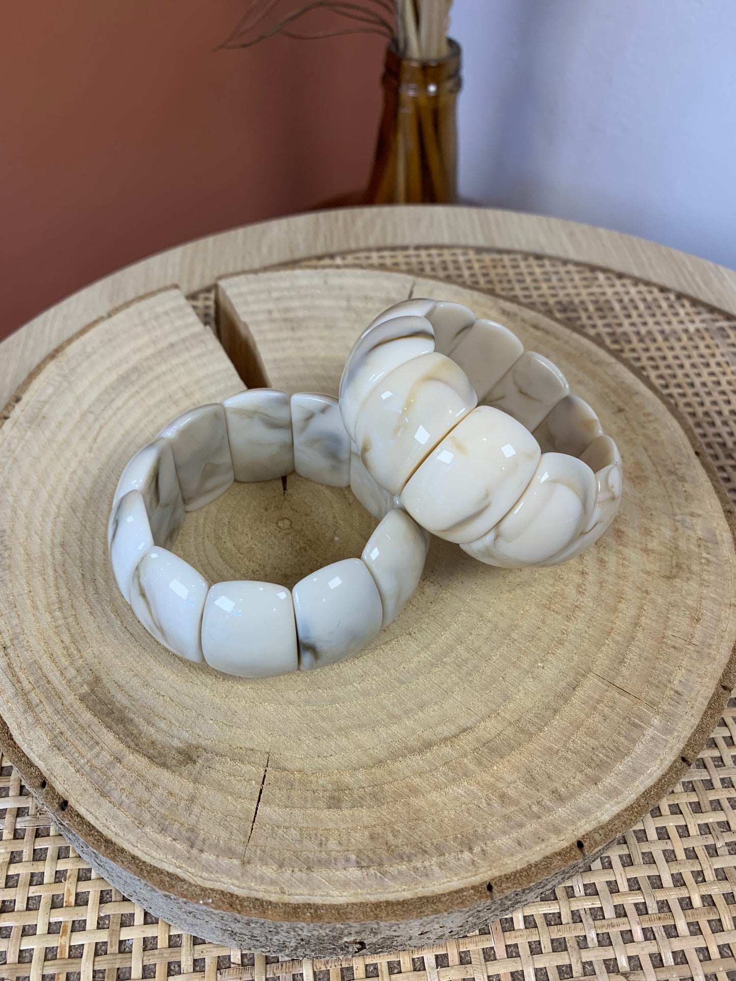 Bracelet "Céleste" beige