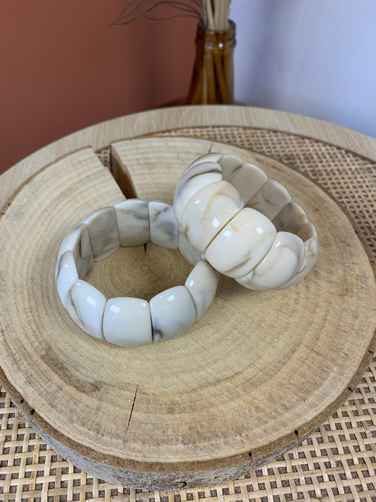 Bracelet "Céleste" beige