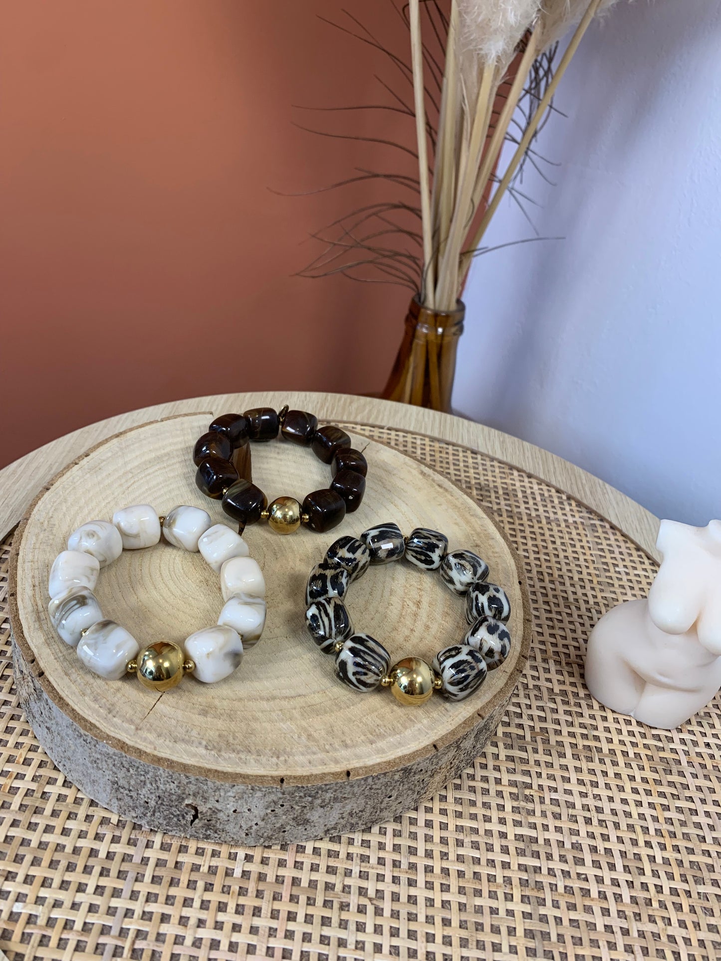Bracelet "Stella" léopard