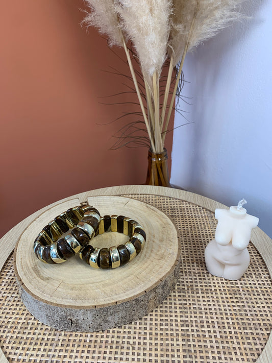 Bracelet "Duna" marron