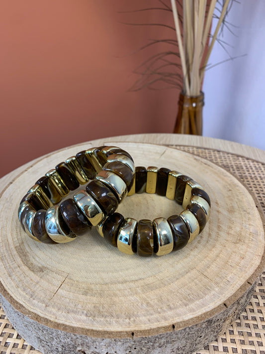 Bracelet "Duna" marron