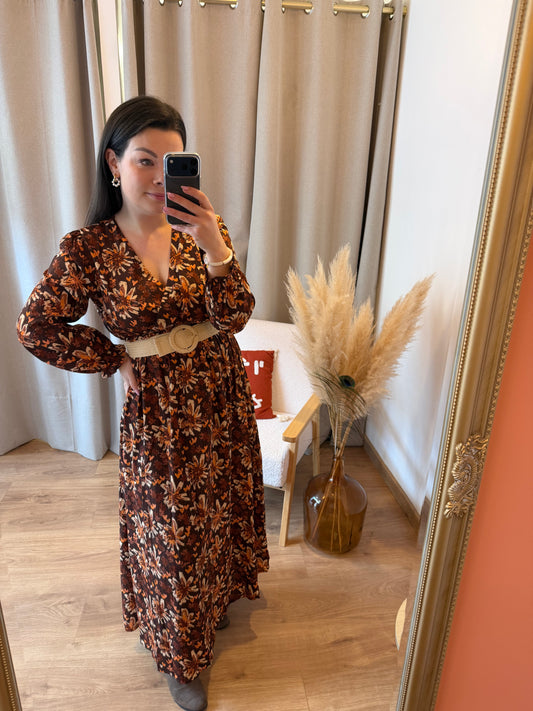 Robe longue “Ambre”