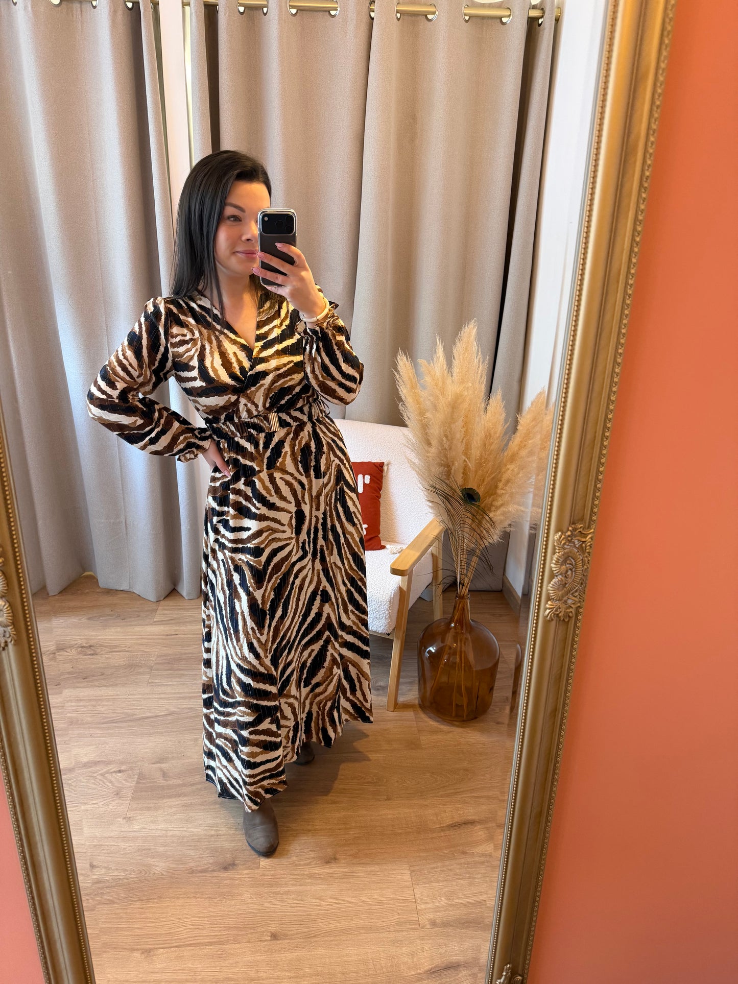 Robe longue "Flore"
