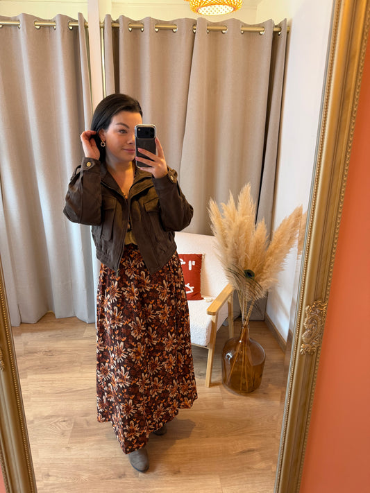 Robe longue “Ambre”