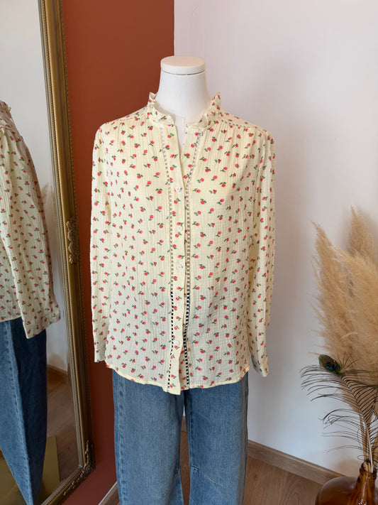 Chemise à fleurs