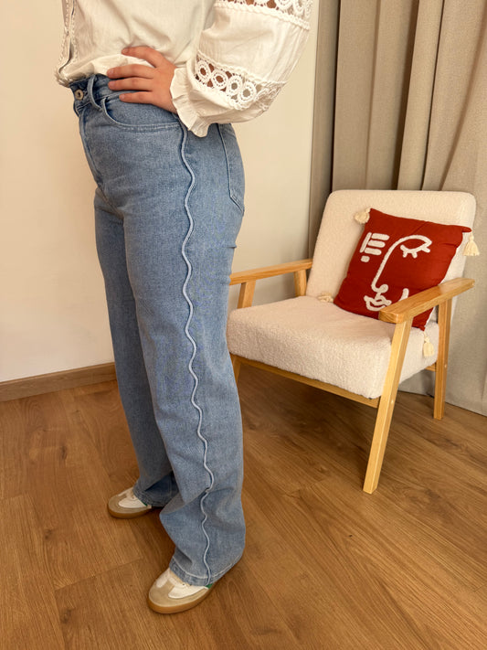 Jean Wave Bleu