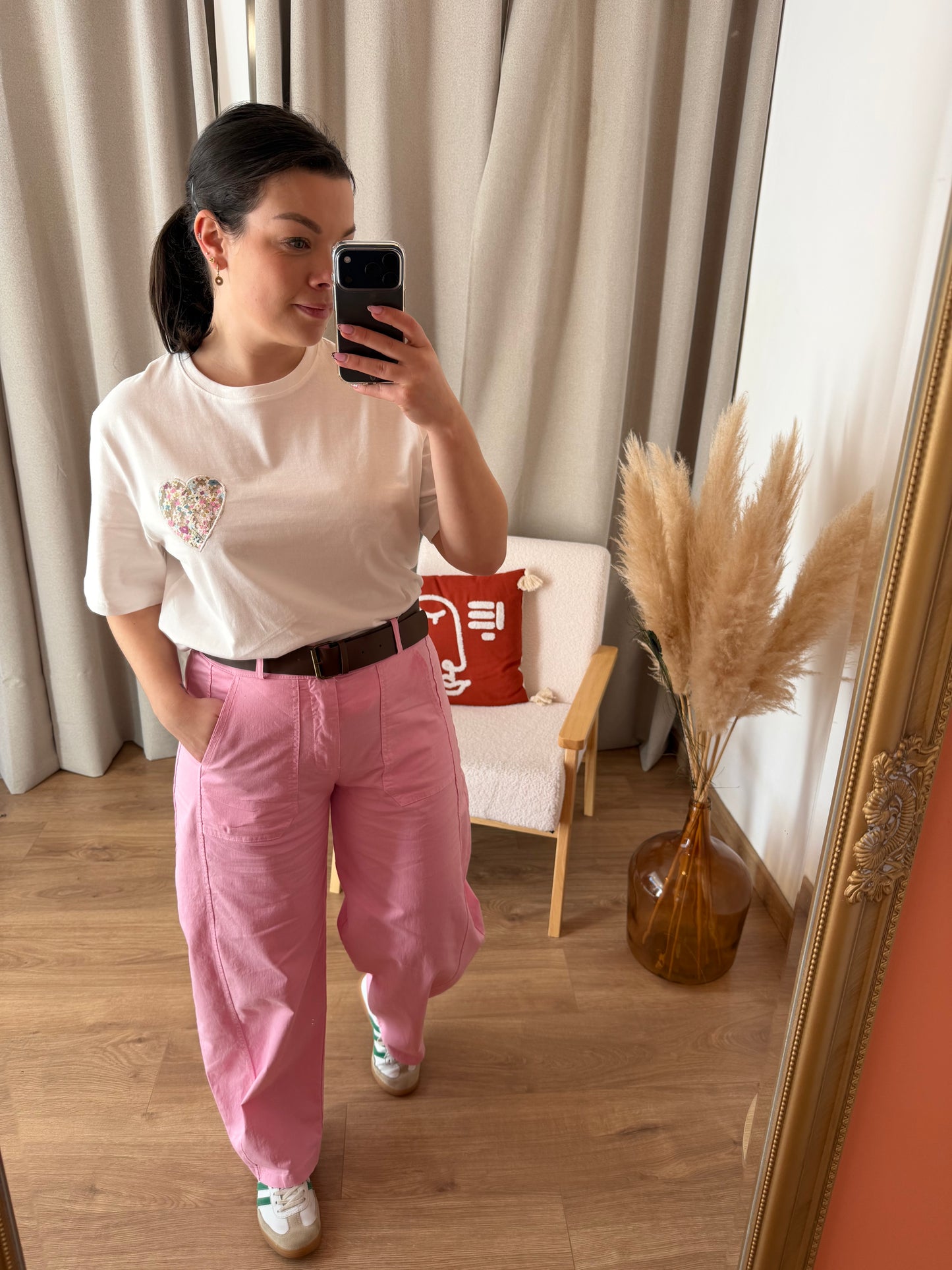 Pantalon Ballon rose