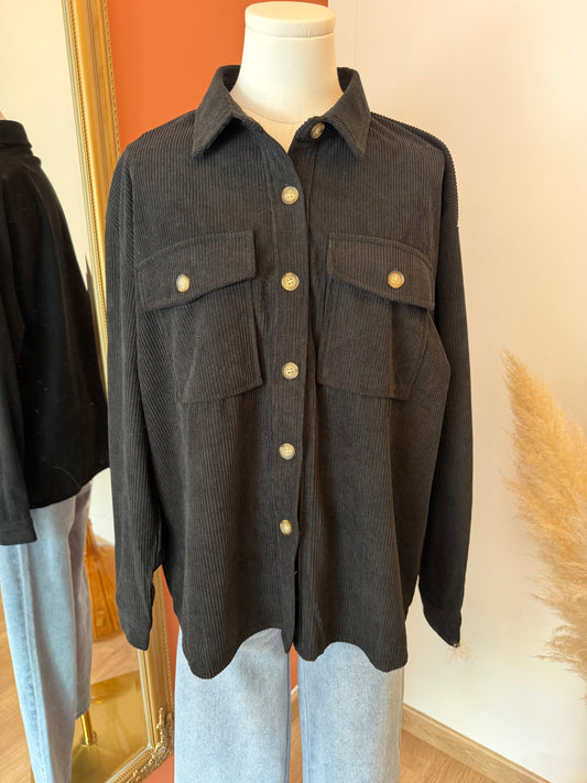 Surchemise velours côtelés XL