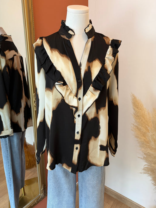 Chemise tricolore L et XL