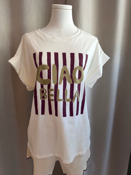 T-shirt Ciao Bella