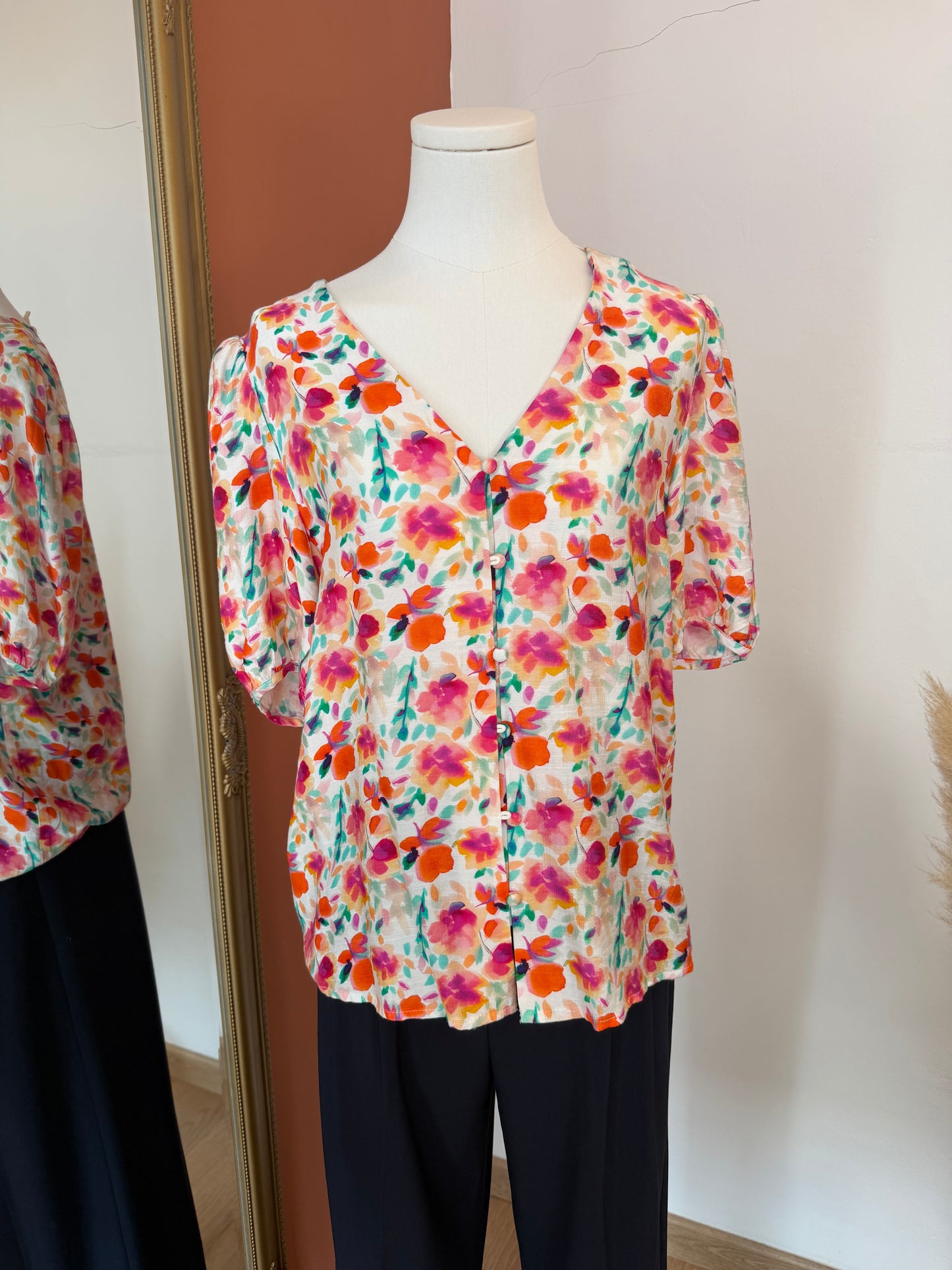 Chemise colorée S