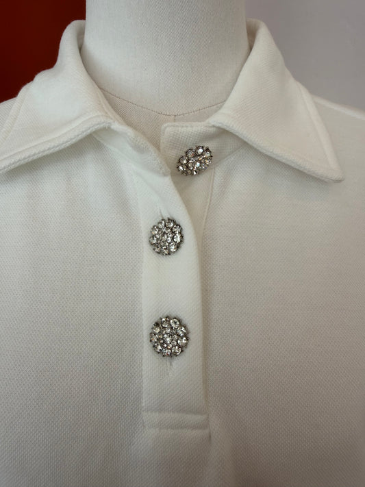 Polo blanc Taille M/L